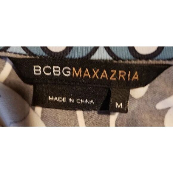 BCBGMaxazria Women's Brown Floral Shirt Size Medium t13 - Picture 5 of 6